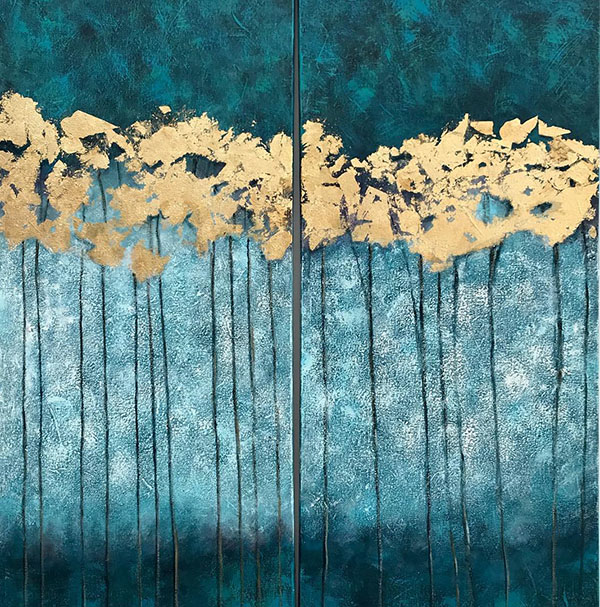 Abstrato - 60 x 60 Dptico - AST